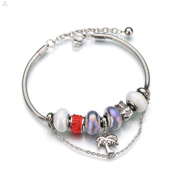 Frauen neue Persönlichkeit Diy Zubehör benutzerdefinierte Edelstahl Bettelarmband